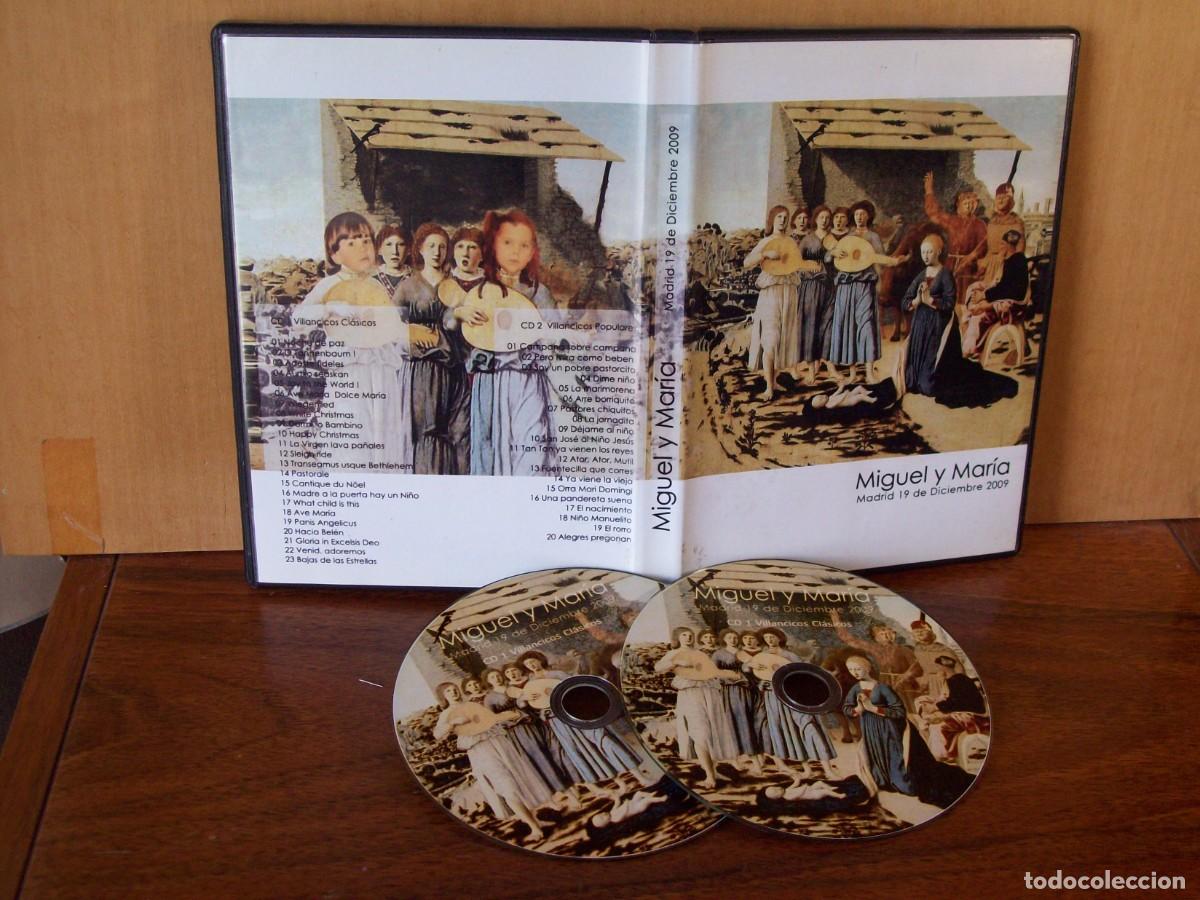 CDs de M&uacute;sica: MIGUEL Y MARIA -MADRID 19 DE DICIEMBRE 2009 - DOBLE CD EN ESTUCHE DE DVD