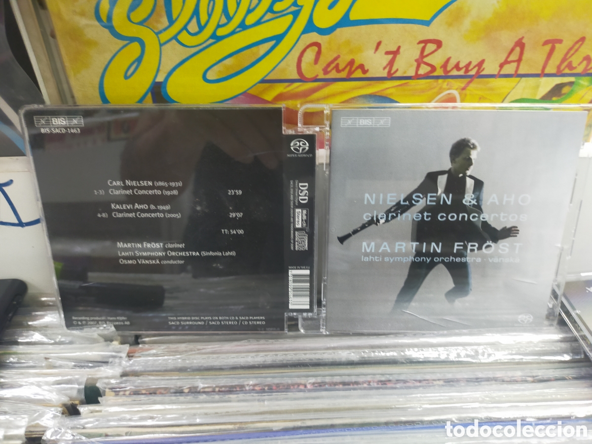 CDs de M&uacute;sica: Martin Fr&ouml;st,&nbsp;Nielsen,&nbsp;Aho cd Nielsen & Aho Clarinet Concertos CD 2007