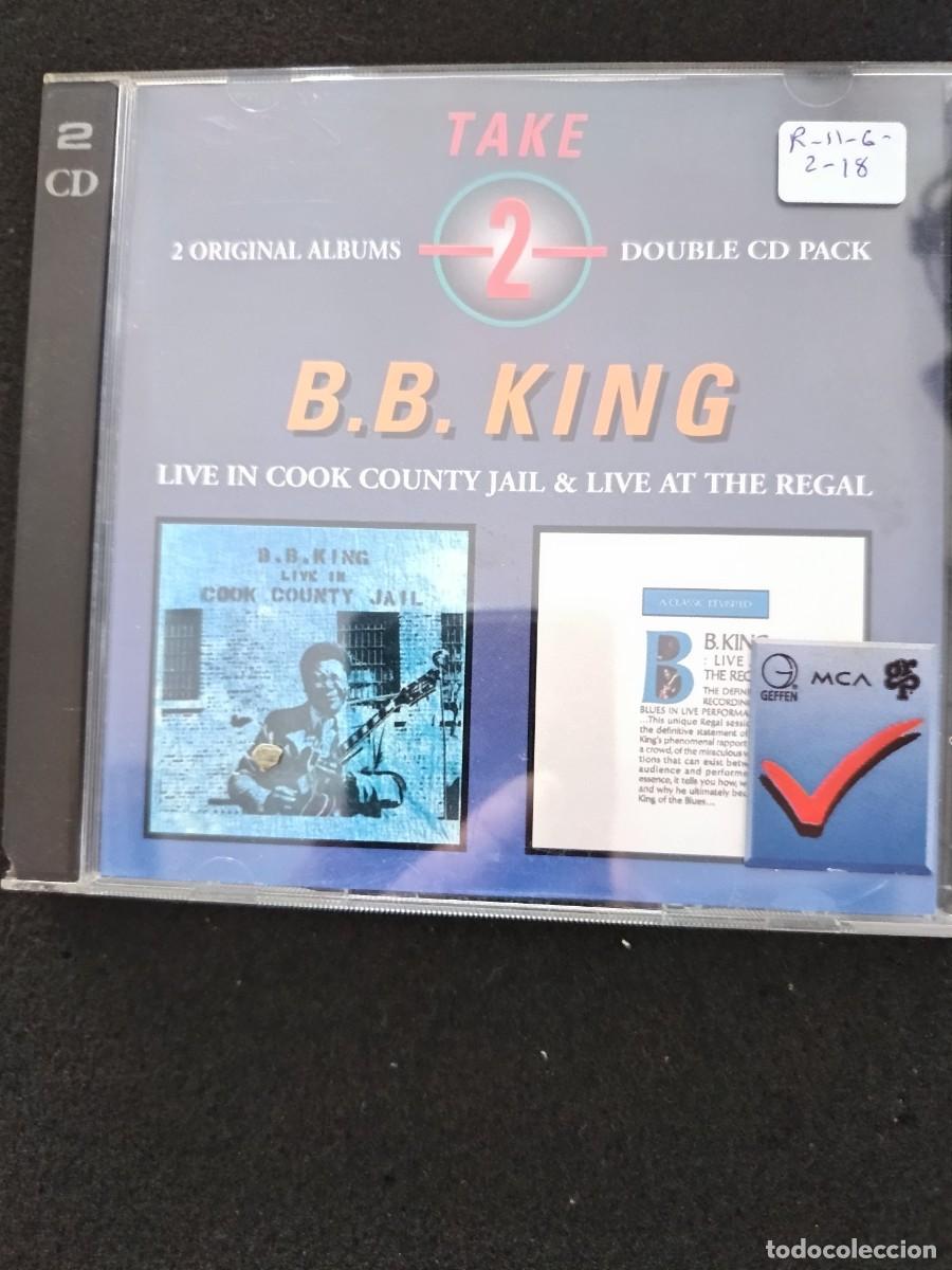 CDs de M&uacute;sica: 2 CD. B B KING LIVE IN COOK COUNTRY JAIL & LIVE AT THE REGAL