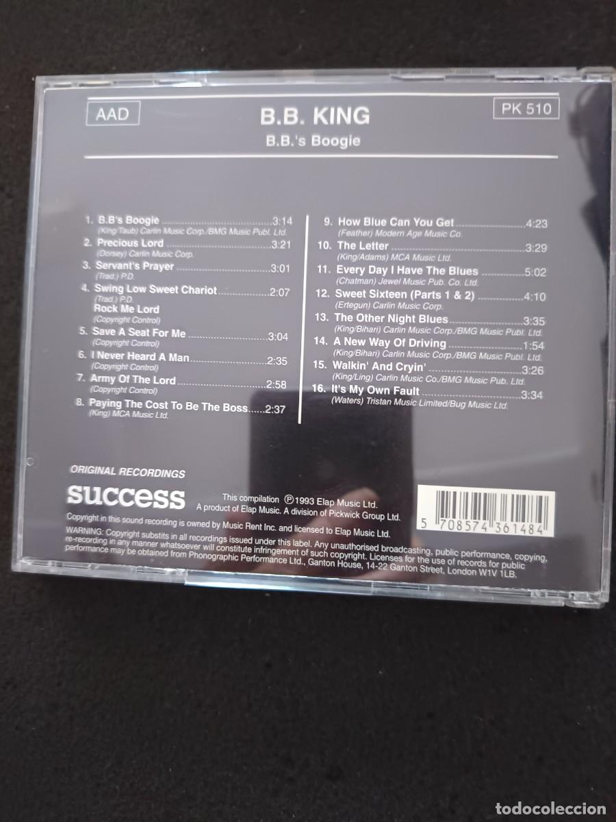 CDs de m&uacute;sica: B B KING. B.B.S BOOGIE - Foto 2
