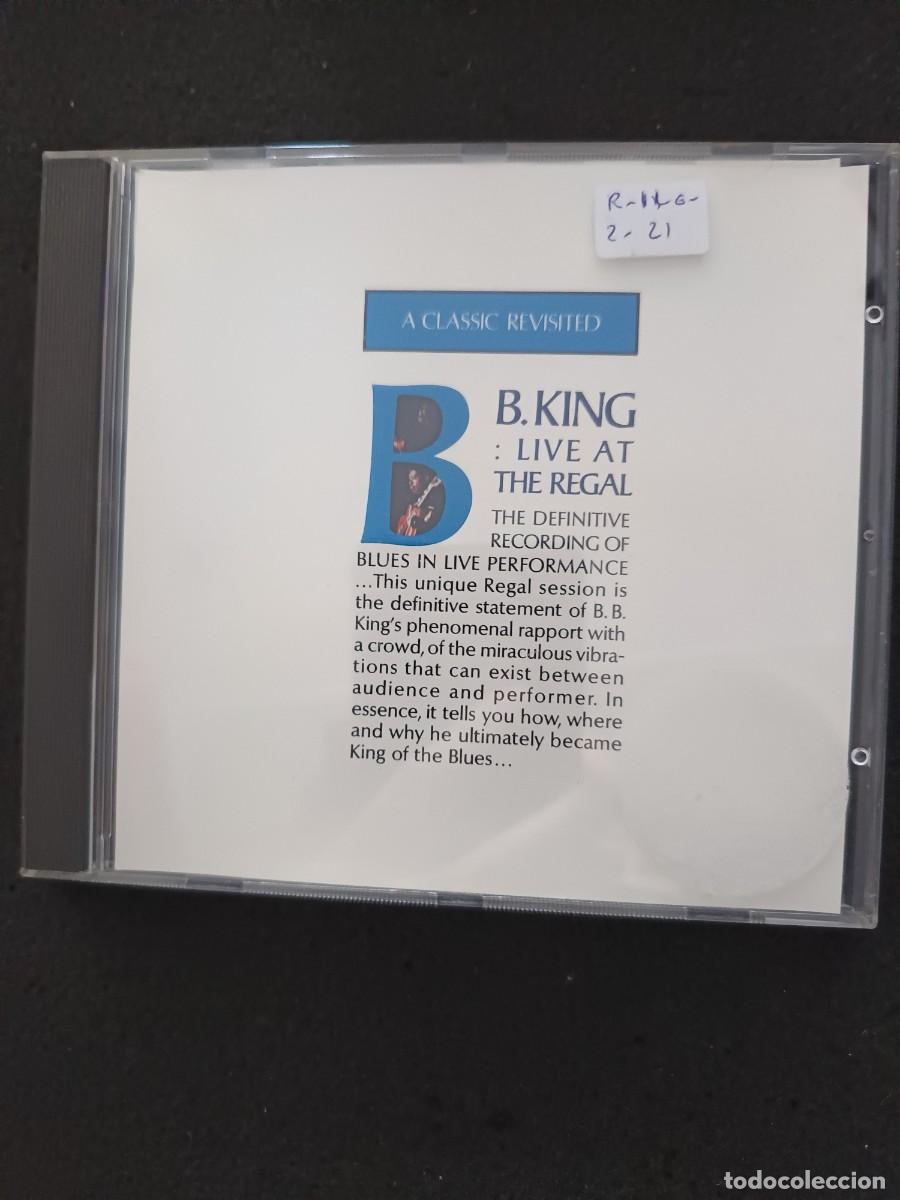 CDs de M&uacute;sica: B B KING: LIVE AT THE REGAL. A CLASSIC REVISITED