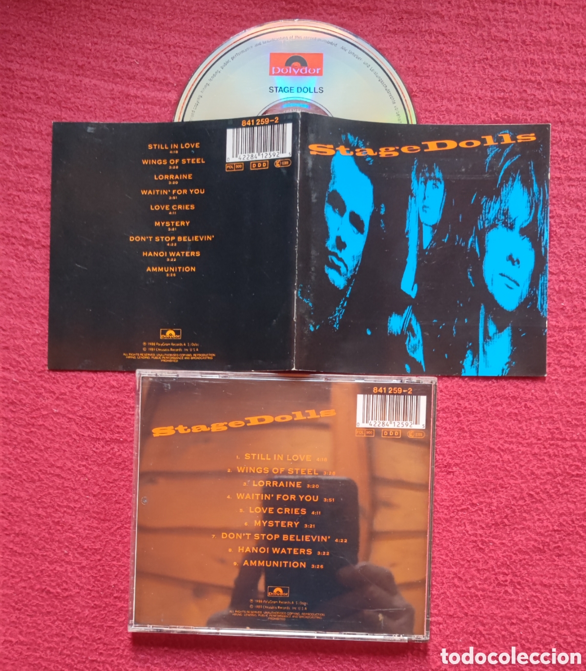 CDs de M&uacute;sica: STAGE DOLLS: s/t. Cd Aor, Edici&oacute;n Original 1988 PolyGram Records. Muy raro en Cd.