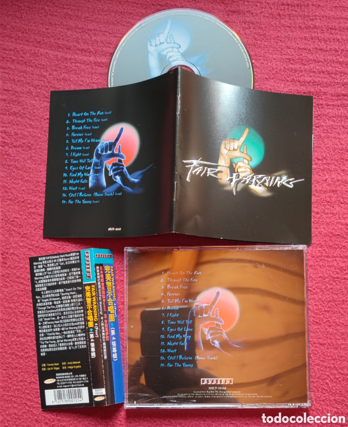 CDs de M&uacute;sica: FAIR WARNING: 4 (Four) Cd Hard Aor 1996. Made in Japan con Obi. Como Nuevo.