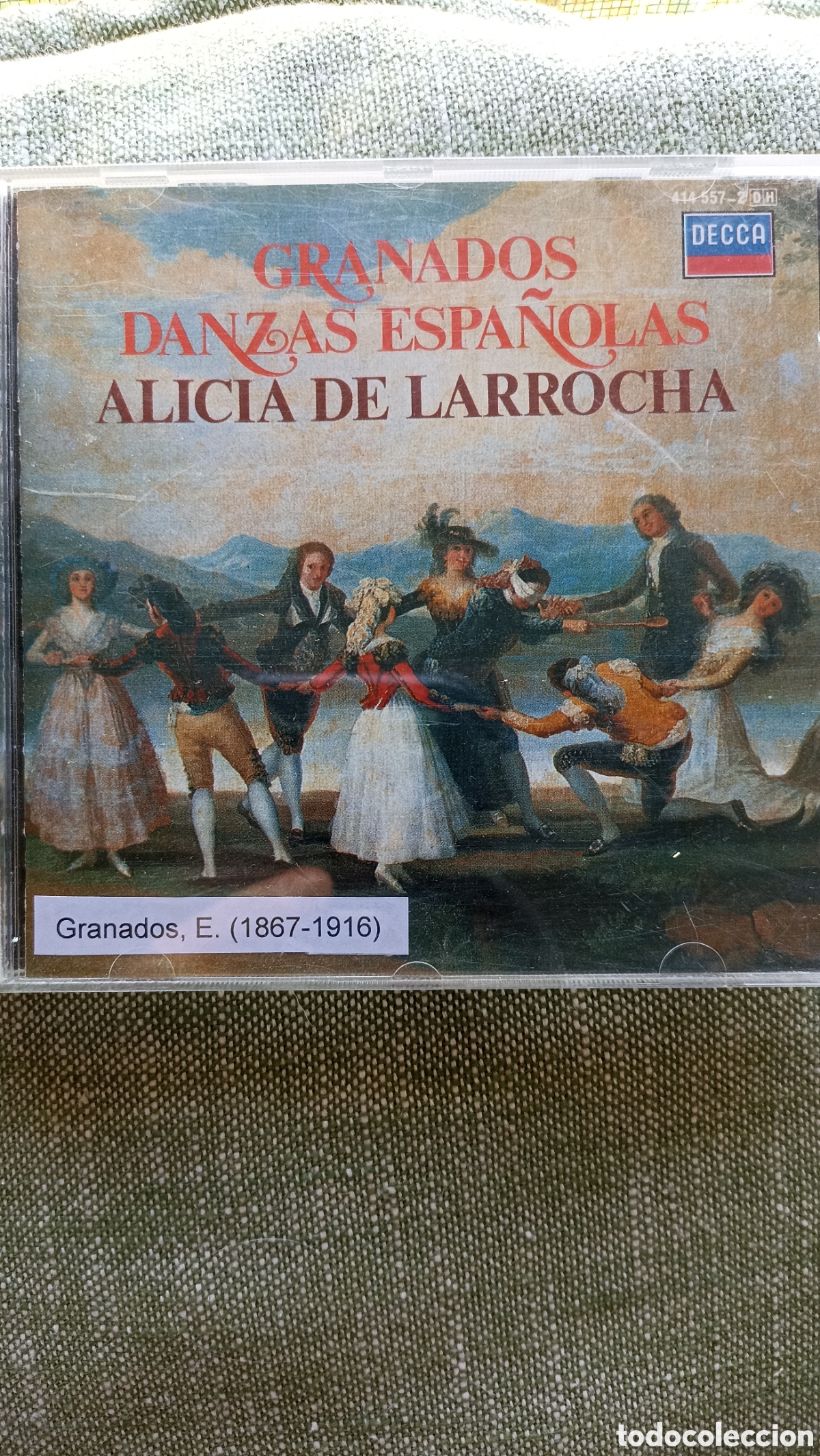 CDs de M&uacute;sica: CD Granados: Danzas Espa&ntilde;olas - Alicia de Larrocha (Decca)