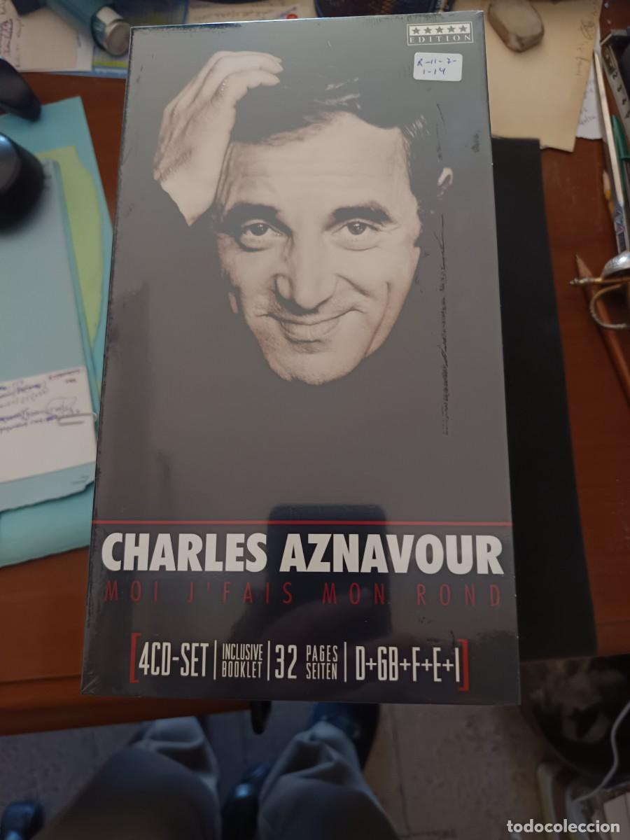 CDs de M&uacute;sica: 4 CD SET, INCLUSIVE BOOKLET 32 PAGES, . CHARLES AZNAVOUR. MOI J' FAIS MON ROND