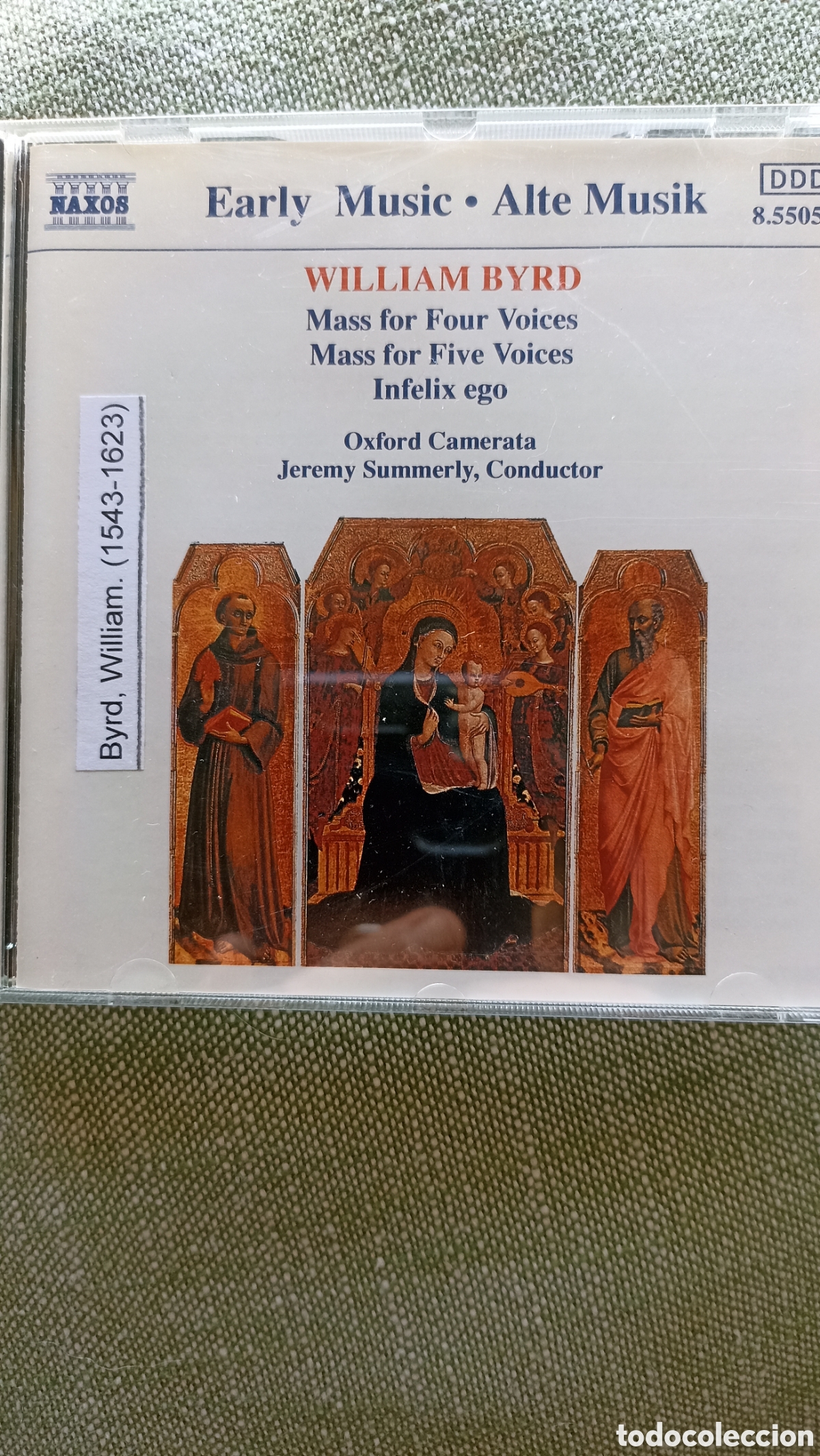 CDs de M&uacute;sica: : William Byrd: Masses for Four and Five VoicesInterpretado por Oxford Camerata | Director: Jeremy