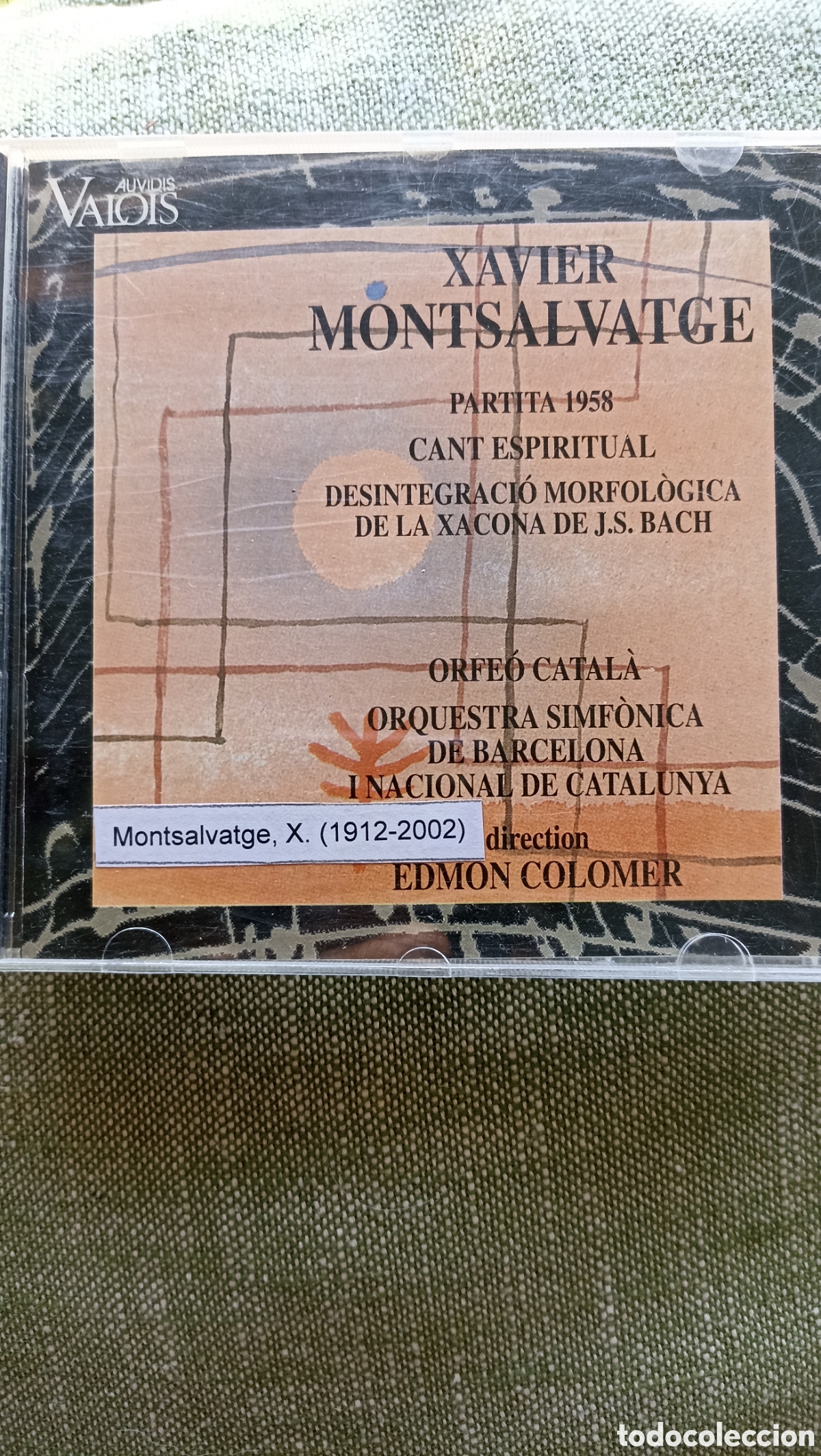 CDs de M&uacute;sica: Xavier Montsalvatge: Partita 1958 / Cant EspiritualSello: Auvidis Valois (1995)