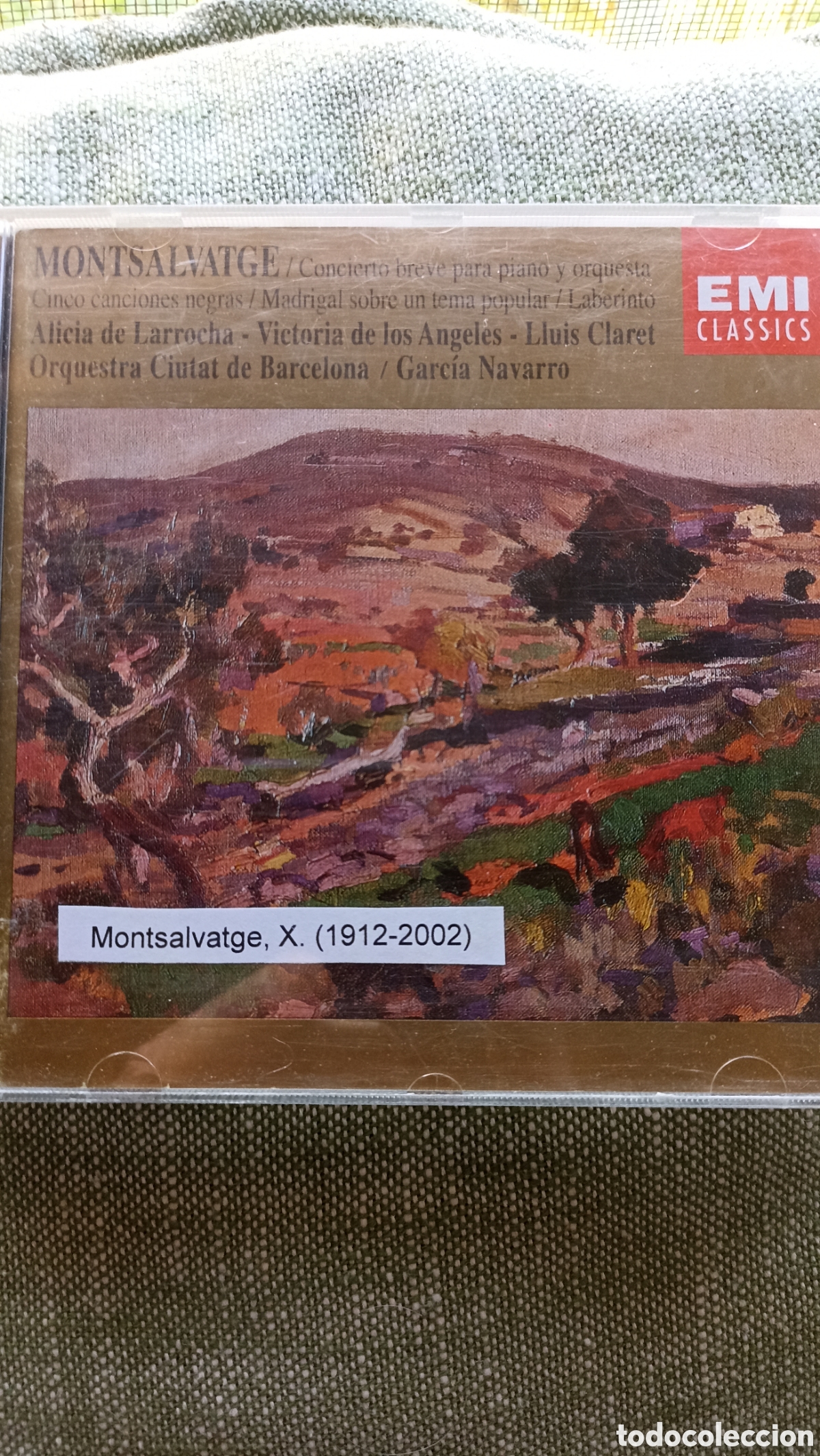 CDs de M&uacute;sica: Xavier Montsalvatge &ndash; Concierto Breve / 5 Canciones Negras (CD)EMI