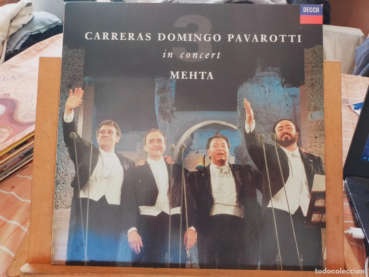 CDs de M&uacute;sica: CARRERAS - DOMINGO - PAVAROTTI IN CONCERT MEHTA. DECCA RECORDS. 15 TEMAS. 1990