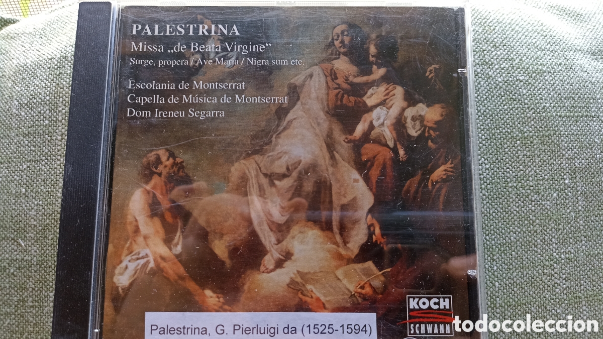 CDs de M&uacute;sica: Missa &rdquo;De Beata Virgine&rdquo; de Giovanni Pierluigi da Palestrina, interpretada por la Escolania de Monts