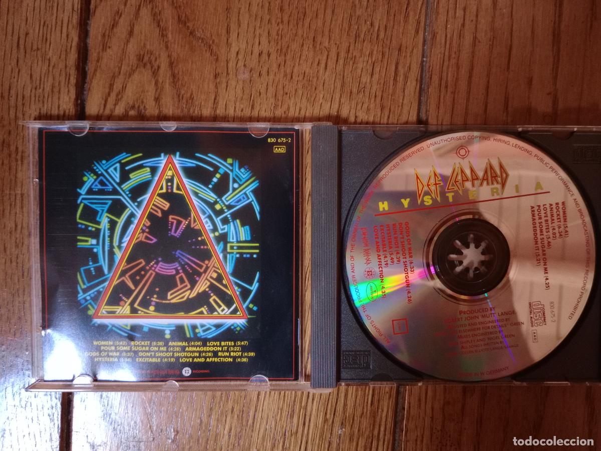 CDs de m&uacute;sica: Def Leppard - hysteria - Foto 2