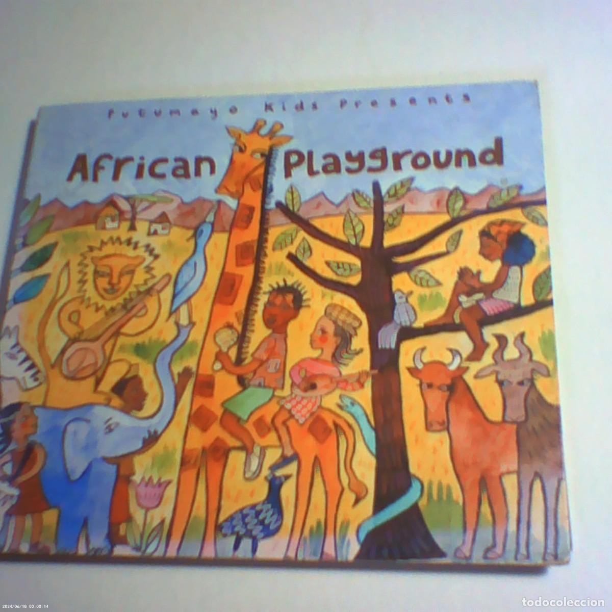 CDs de M&uacute;sica: cd african playground. putumayo kids 2003. 13 temas. libreto (buen estado)