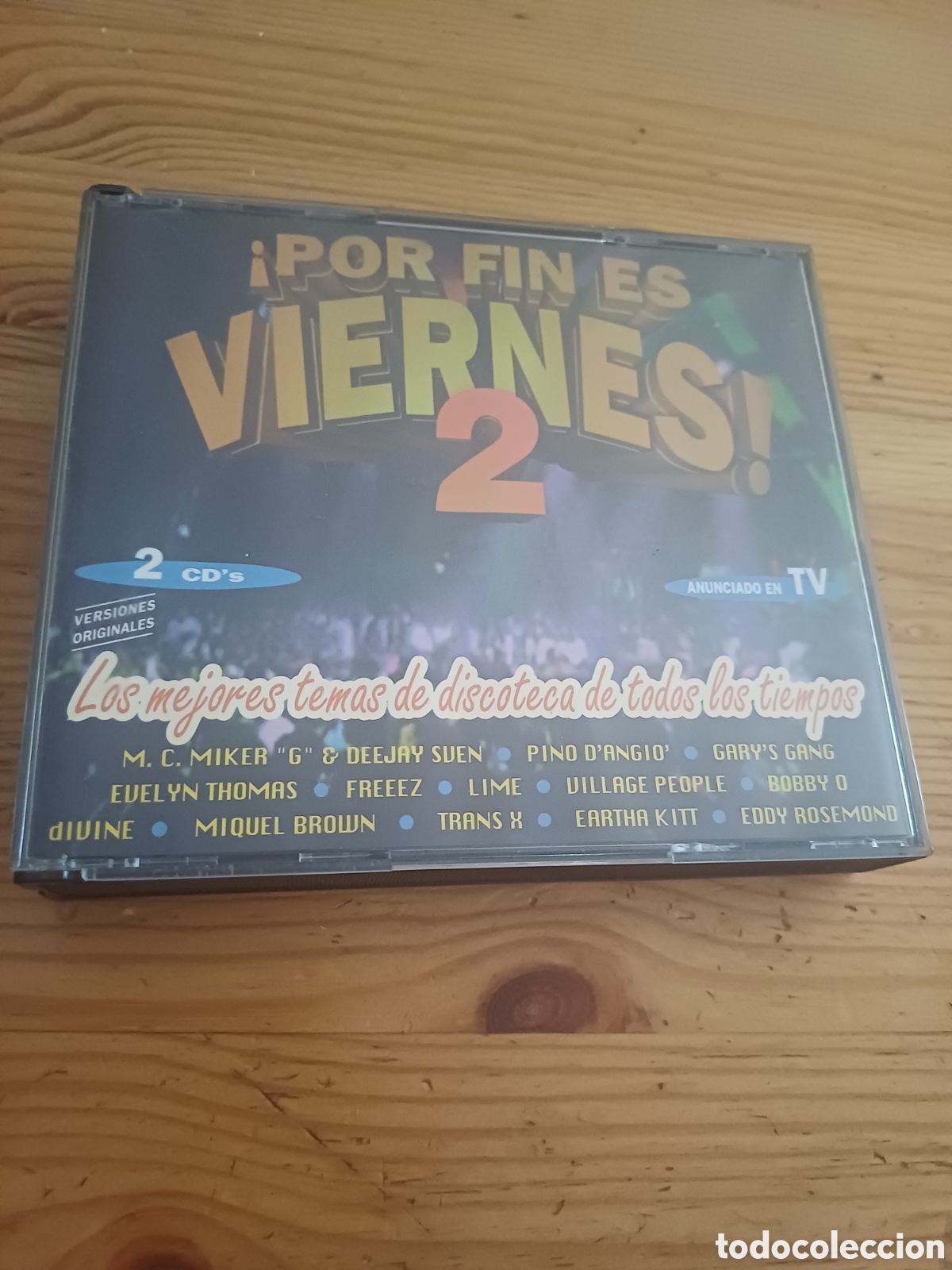 CDs de M&uacute;sica: Por fin es viernes 2 Doble CD Usado pero comprobado Miquel Brown Trans X Pino d'Angio Eartha Kitt
