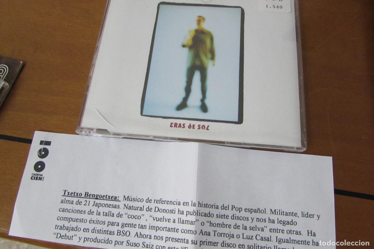 CDs de M&uacute;sica: TXETXO BENGOETXEA - ERAS DE SOL - CD SINGLE CADENA 100