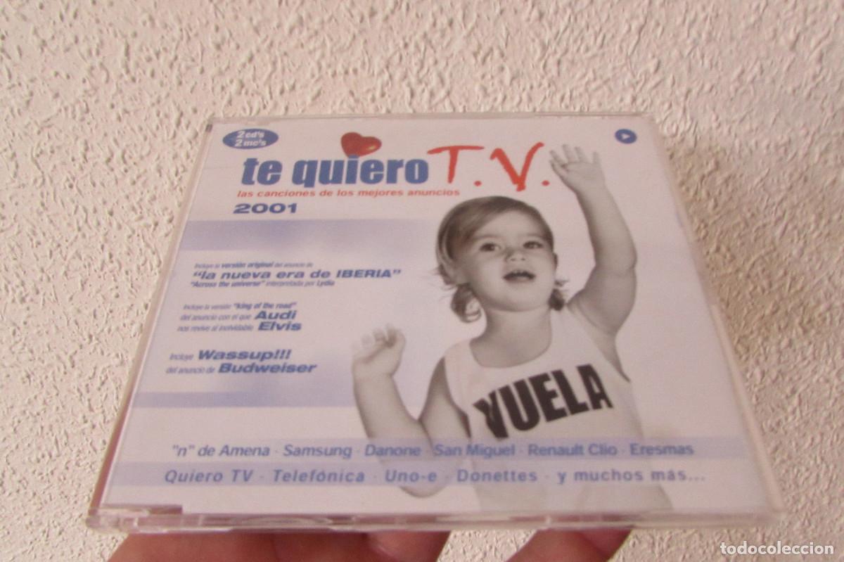 CDs de M&uacute;sica: TE QUIERO TV 2001 (4 TEMAS) CD MAXI PROMO 2001