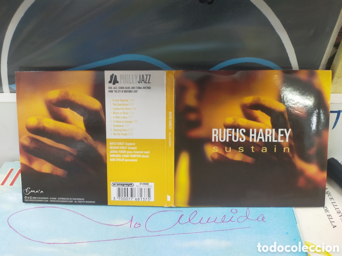 CDs de M&uacute;sica: Rufus Harley CD Digipack sustain 2005
