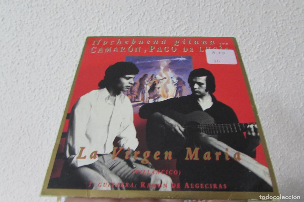 CDs de M&uacute;sica: CAMARON & PACO DE LUCIA La virgen Maria NOCHEBUENA GITANA VILLANCICO CD SINGLE PROMO