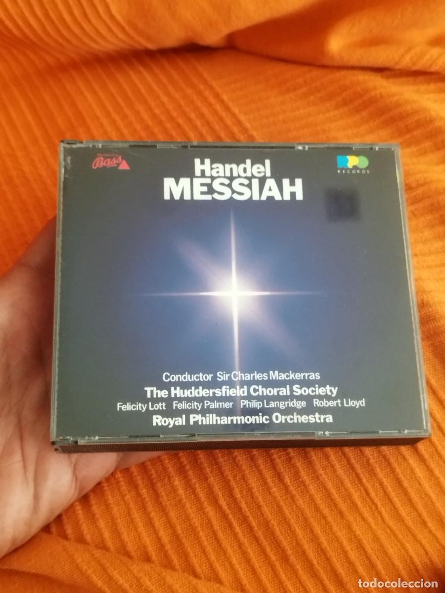 CDs de M&uacute;sica: Handel - Sir Charles Mackerras, The Huddersfield Choral Society, Felicity Lott. Doble Cd, barroco.