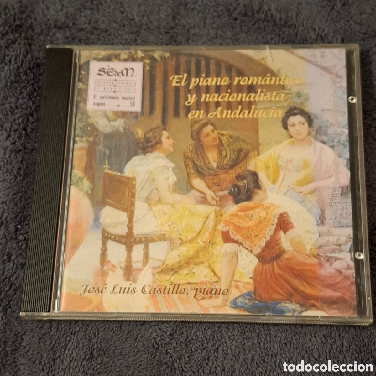 CDs de M&uacute;sica: CD80. Jos&eacute; Lu&iacute;s Castillo - ElPiano Rom&aacute;ntico Y Nacionalista En Andaluc&iacute;a, Cd, &Aacute;lbum, SEdeM, 2006.
