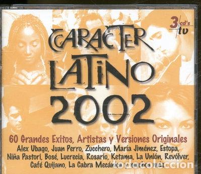 CDs de M&uacute;sica: Car&aacute;cter Latino 2002- 0809274770424
