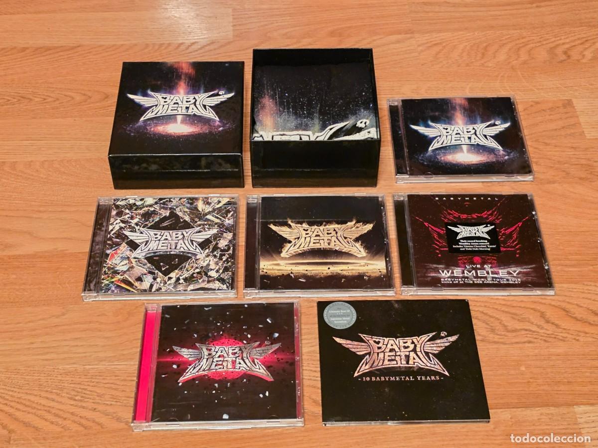 CDs de M&uacute;sica: BABY METAL Lote 5 Cds + Box Set (CD+Camiseta Talla L)*COMO NUEVO*Heavy Metal-Metallica-Iron Maiden