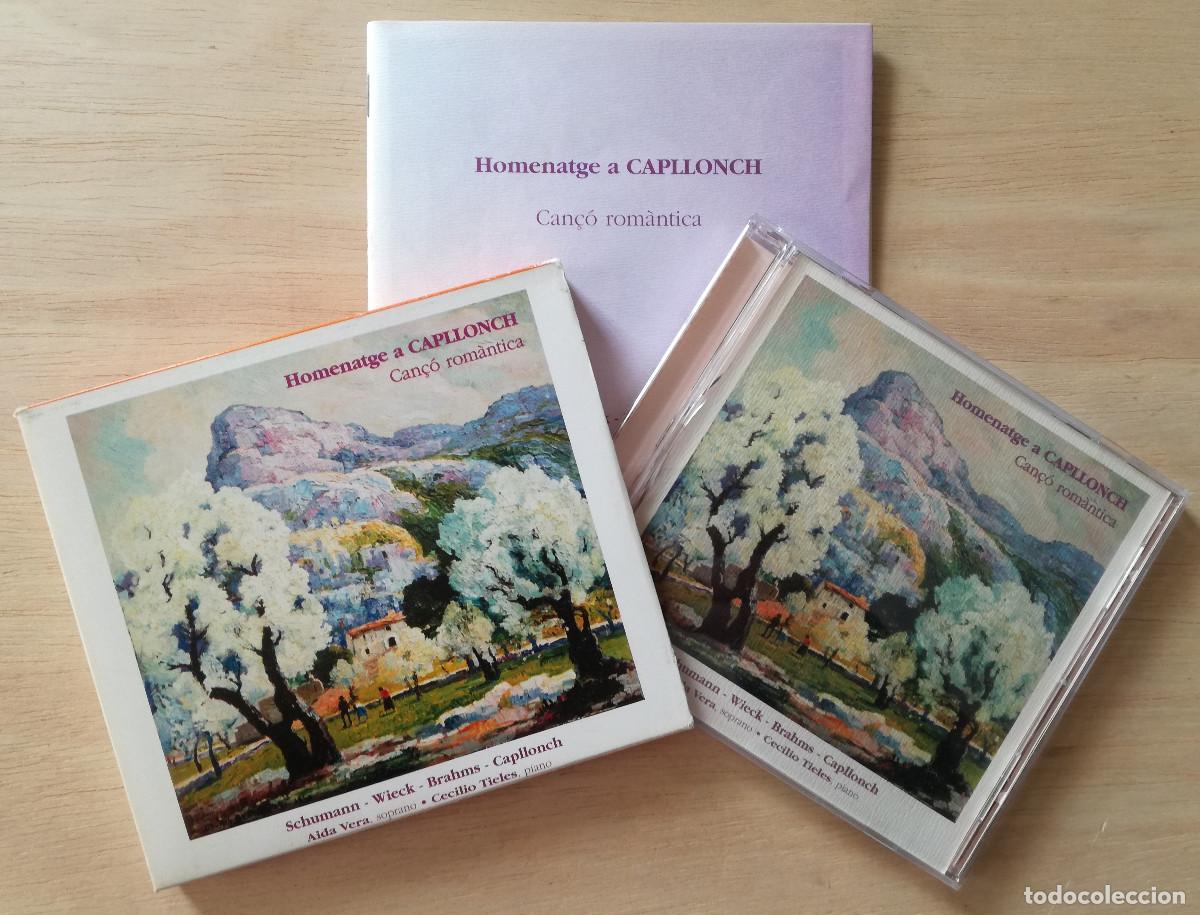 CDs de M&uacute;sica: HOMENATGE A MIQUEL CAPLLONCH CAN&Ccedil;O ROMANTICA - WIECK SCHUMANN BRAHMS - AIDA VERA