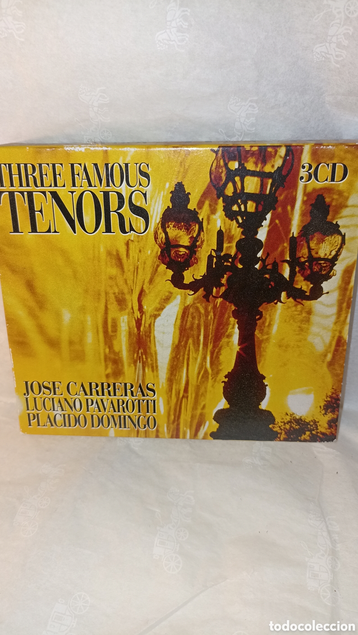 CDs de M&uacute;sica: MUSICA 3 CD. THREE FAMOUS TENORS. Jos&eacute; Carreras, Luciano Pavaroti, Placido Domingo.