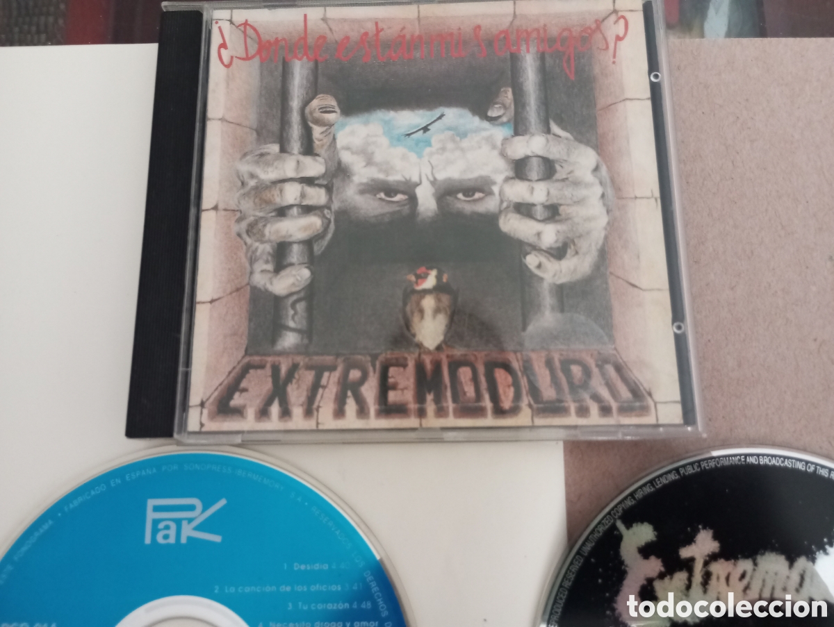 CDs de M&uacute;sica: Extremoduro. Dos CDs En directo maquetas 90 y canciones prohibidas.El estuche no corresponde