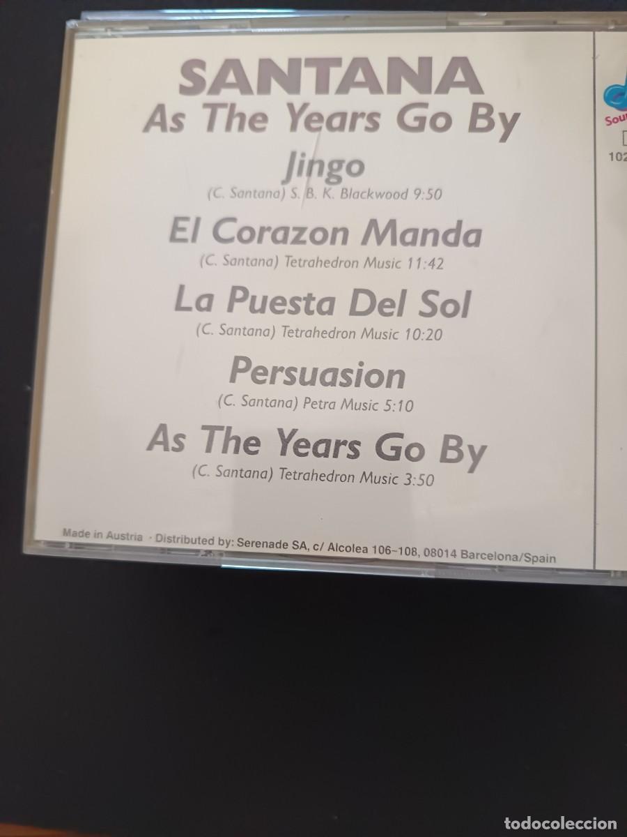 CDs de m&uacute;sica: SANTANA. AS THE YEARS GO BY - Foto 2
