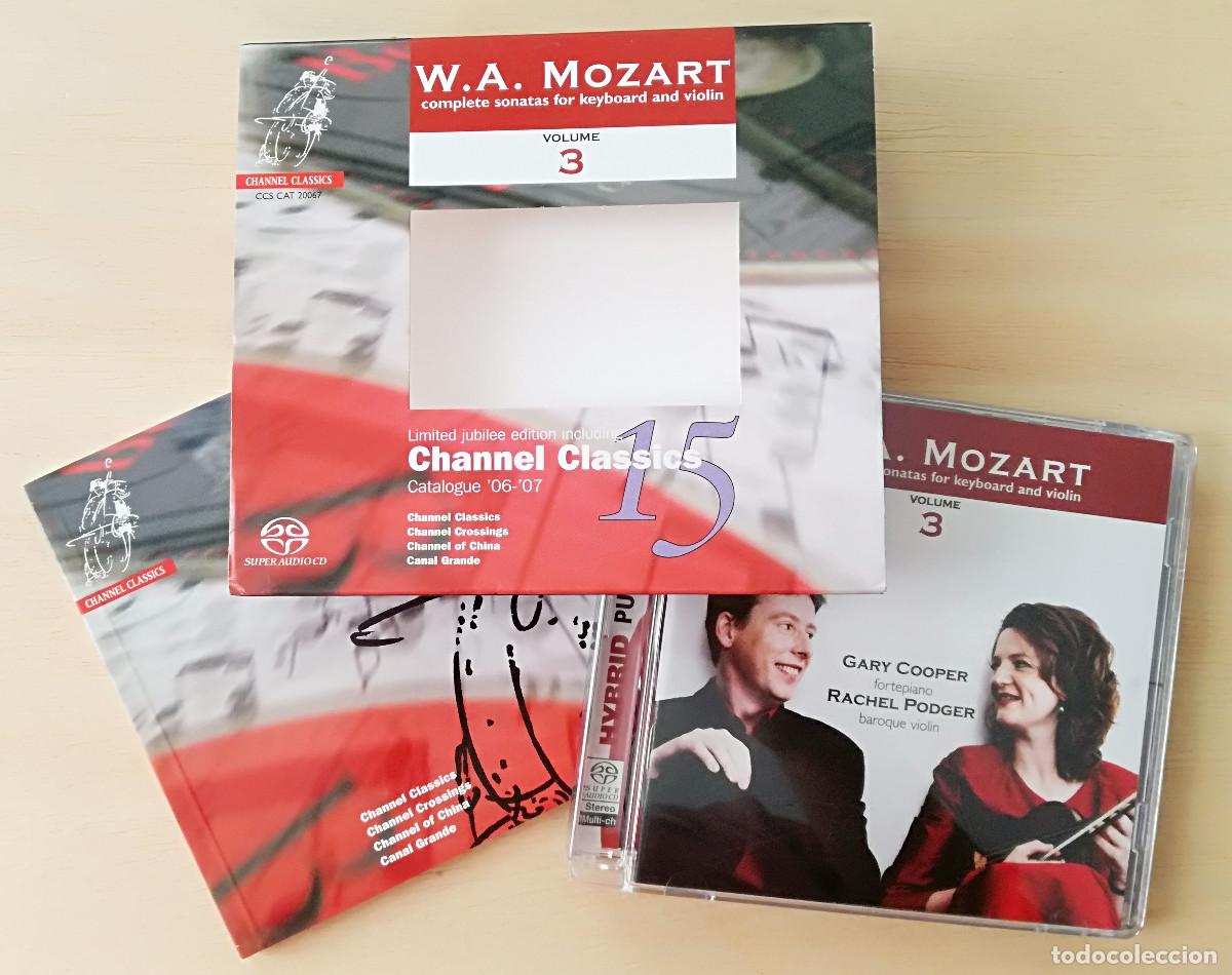 CDs de M&uacute;sica: MOZART - COMPLETE SONATAS FOR KEYBOARD & VIOLIN VOL. 3 - COOPER PODGER - SUPER AUDIO CD