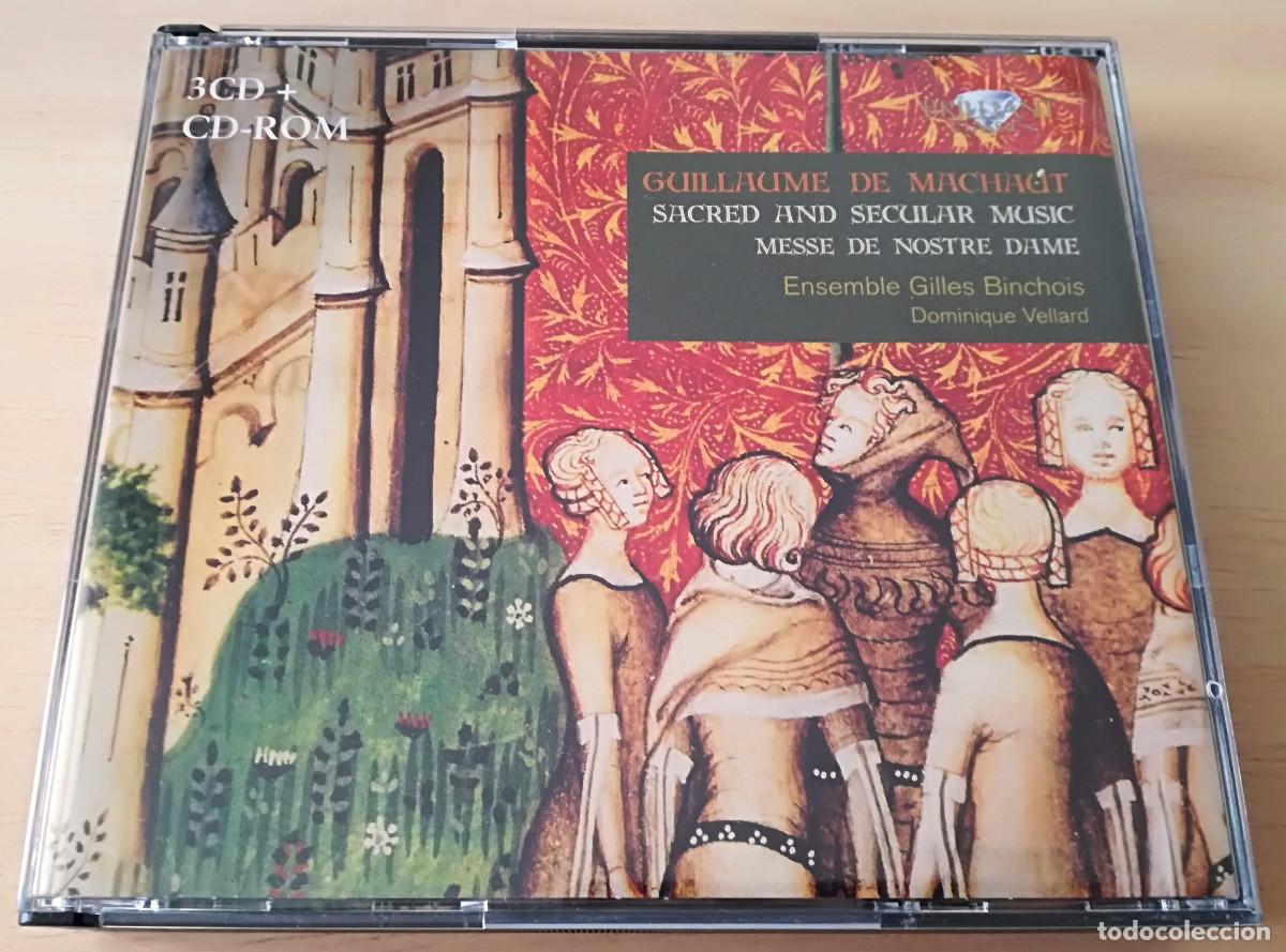 CDs de M&uacute;sica: GUILLAUME DE MACHAUT - SACRED & SECULAR MUSIC MESSE DE NOTRE DAME - 3XCD + CD ROM + LIBRETO