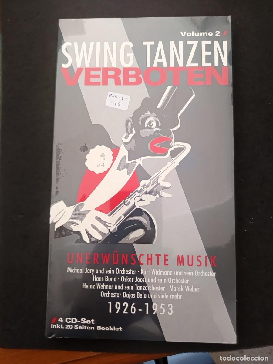CDs de M&uacute;sica: 4 CD SET INKL. 20 SEITEN BOOKLET. SWING TANZEN VERBOTEN. UNERW&Uuml;NSCHTE MUSIK. 1926-1953. VOLUMEN 2