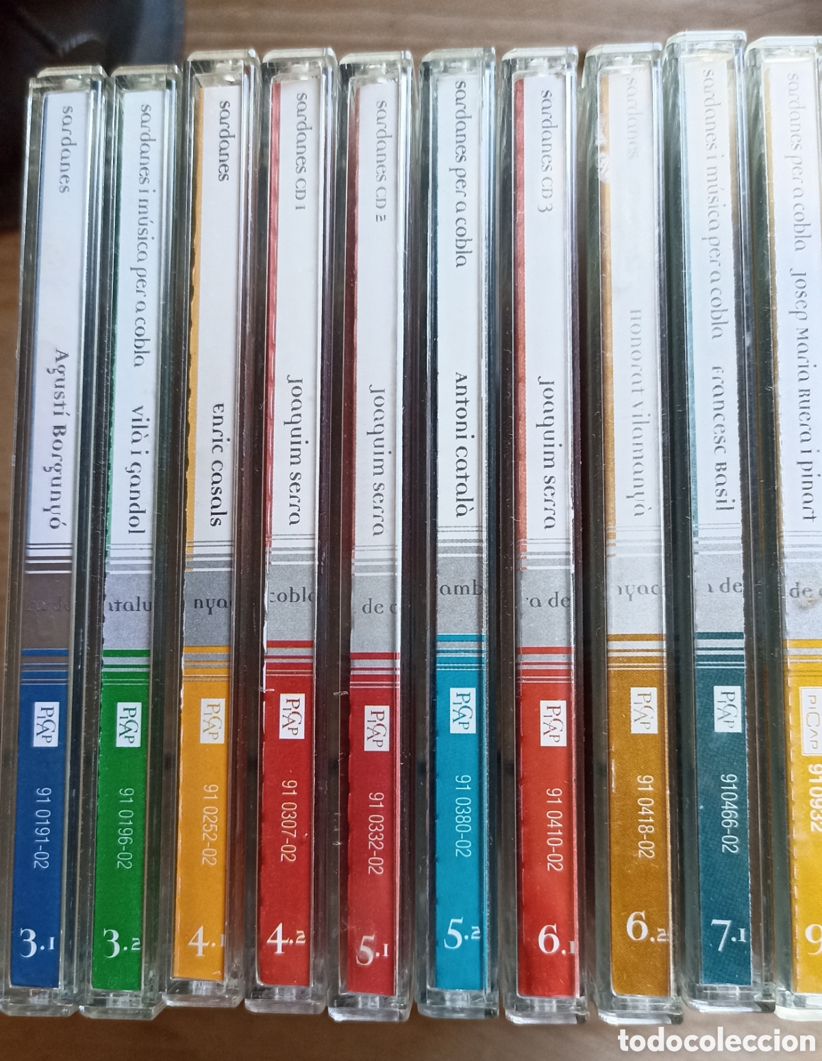 CDs de M&uacute;sica: Lote 10 CD Colecci&oacute;n Sardanes i M&uacute;sica per a Cobla - Ed. Picap (Impecables)