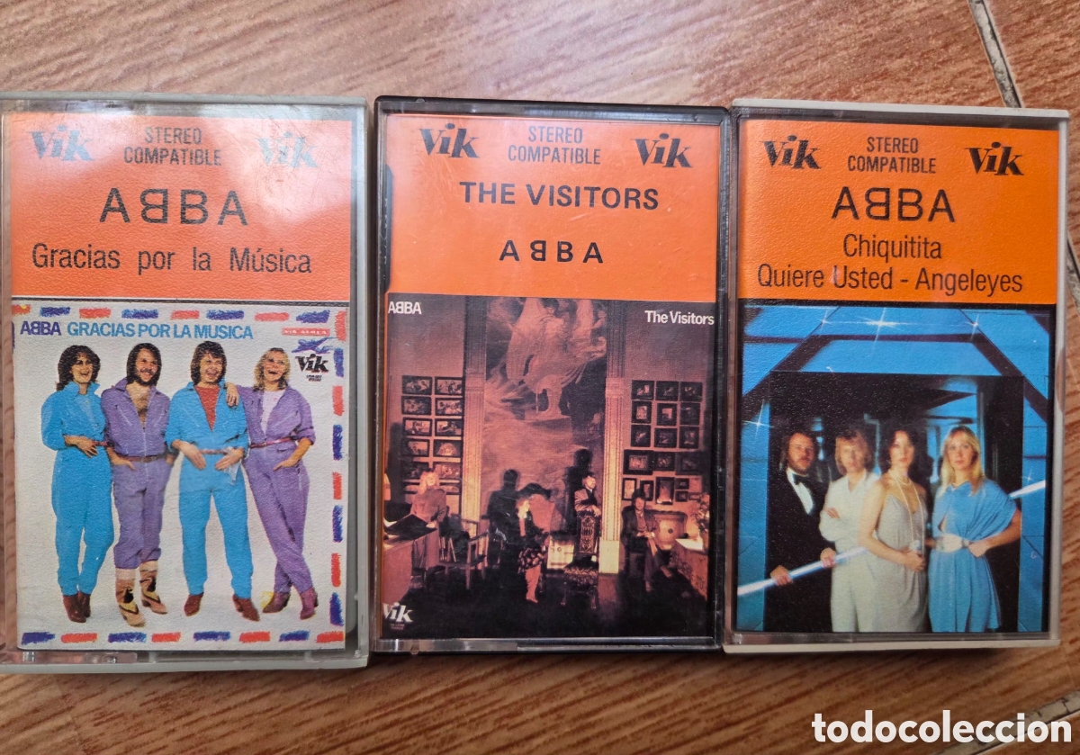 CDs de M&uacute;sica: Abba cassettes muy nuevo