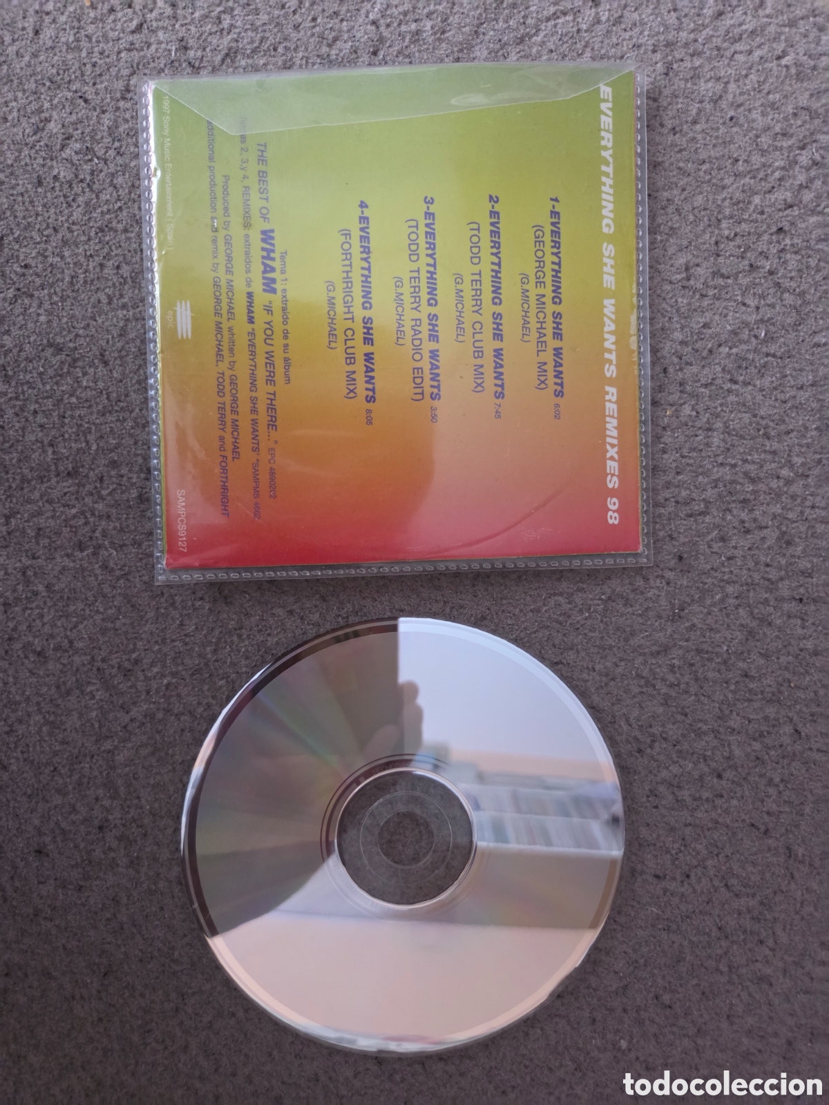 CDs de m&uacute;sica: Wham cd single george michael - Foto 3