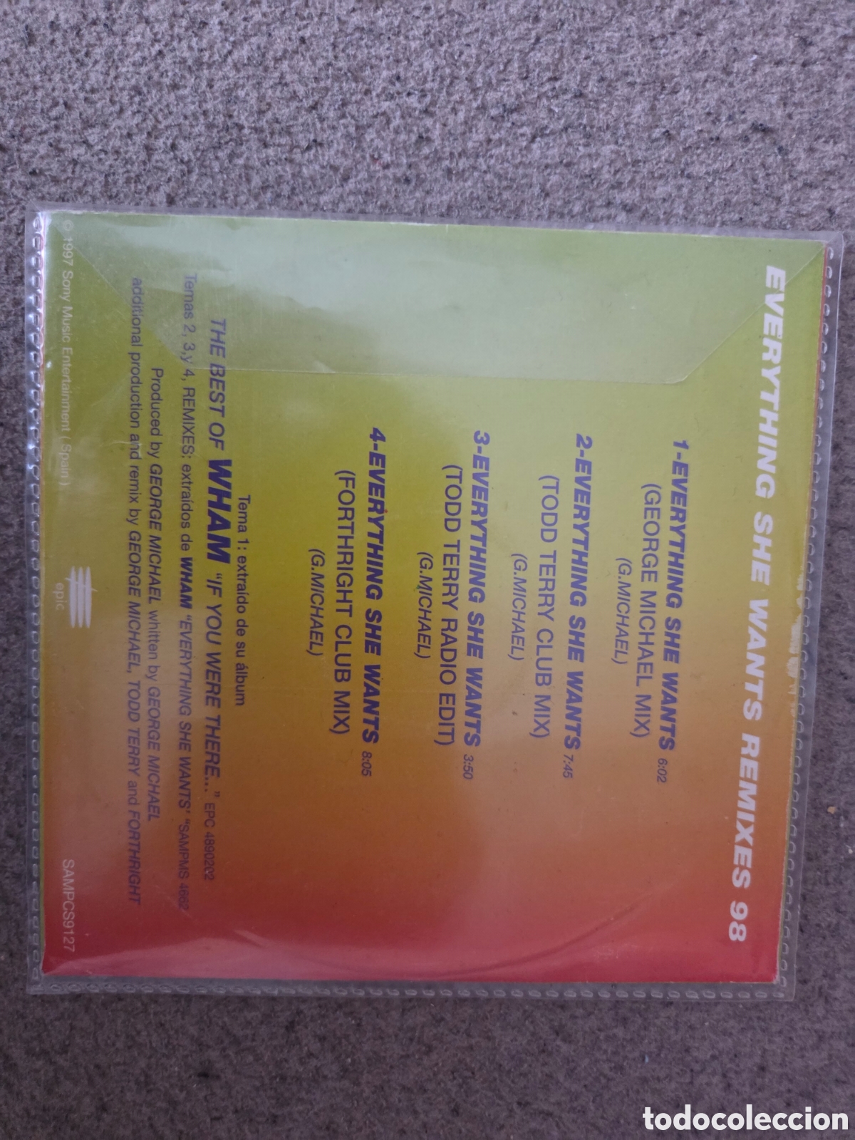 CDs de m&uacute;sica: Wham cd single george michael - Foto 4