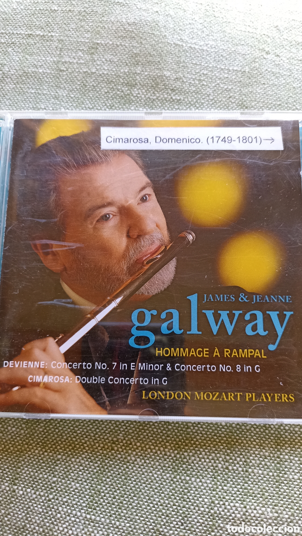 CDs de M&uacute;sica: James y Jeanne Galway en su &aacute;lbum tributo titulado &rdquo;Hommage &agrave; Rampal&rdquo;.