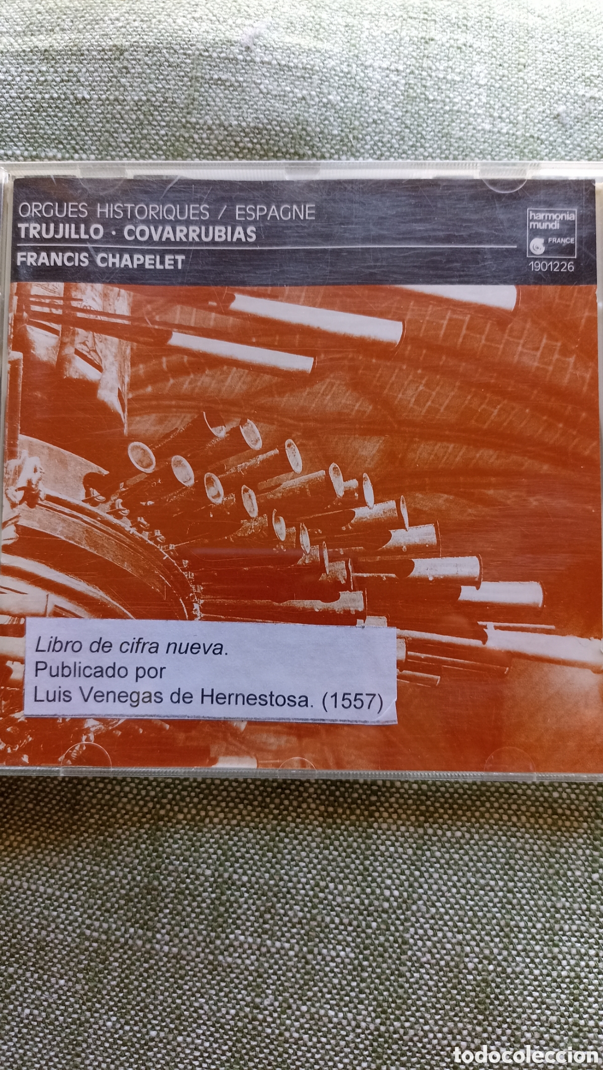 CDs de M&uacute;sica: Francis Chapelet &ndash; Orgues Historiques / Espagne (Trujillo &bull; Covarrubias)