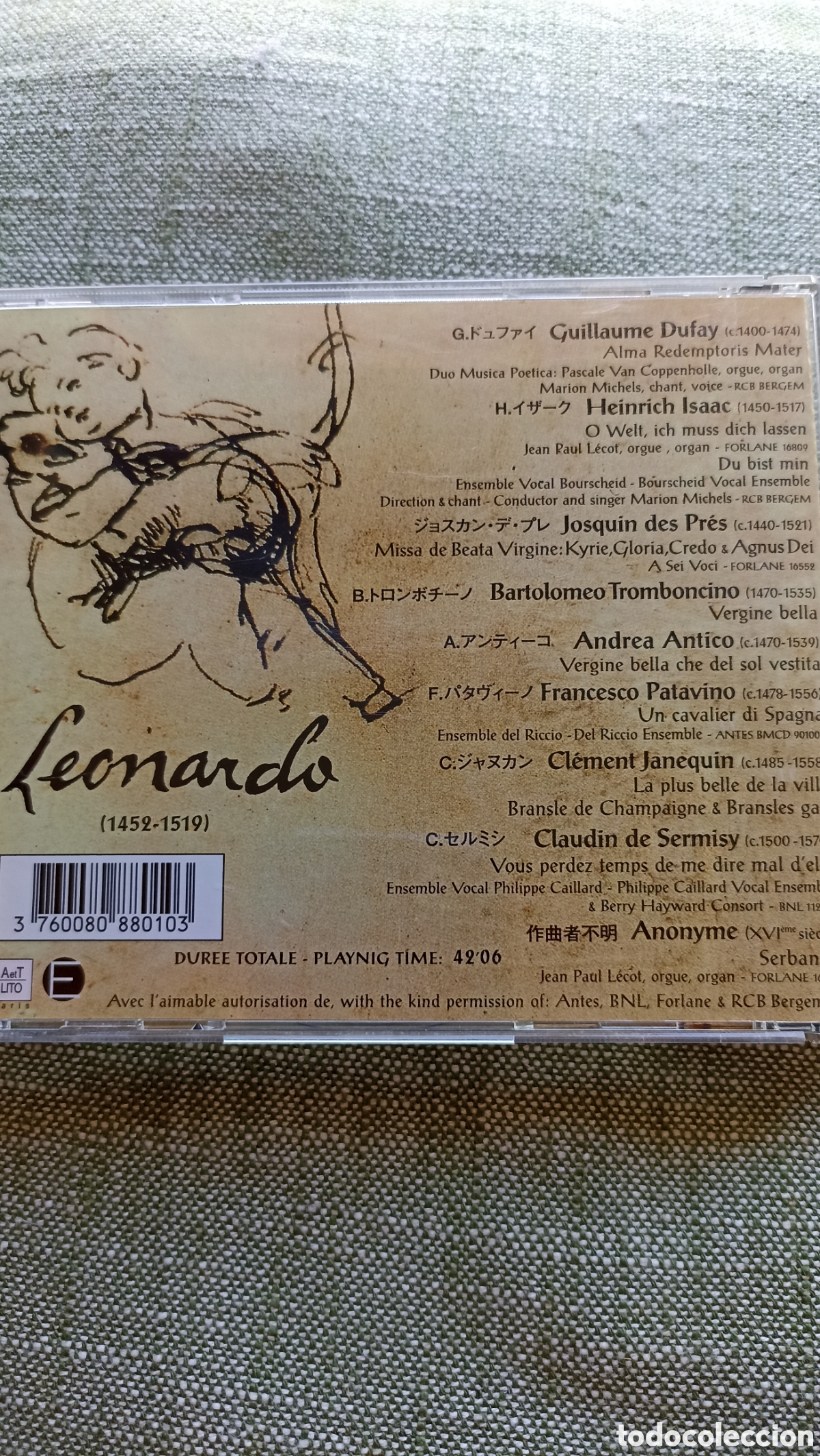 CDs de m&uacute;sica: L&eacute;onard de Vinci & la musique&rdquo; - Foto 2