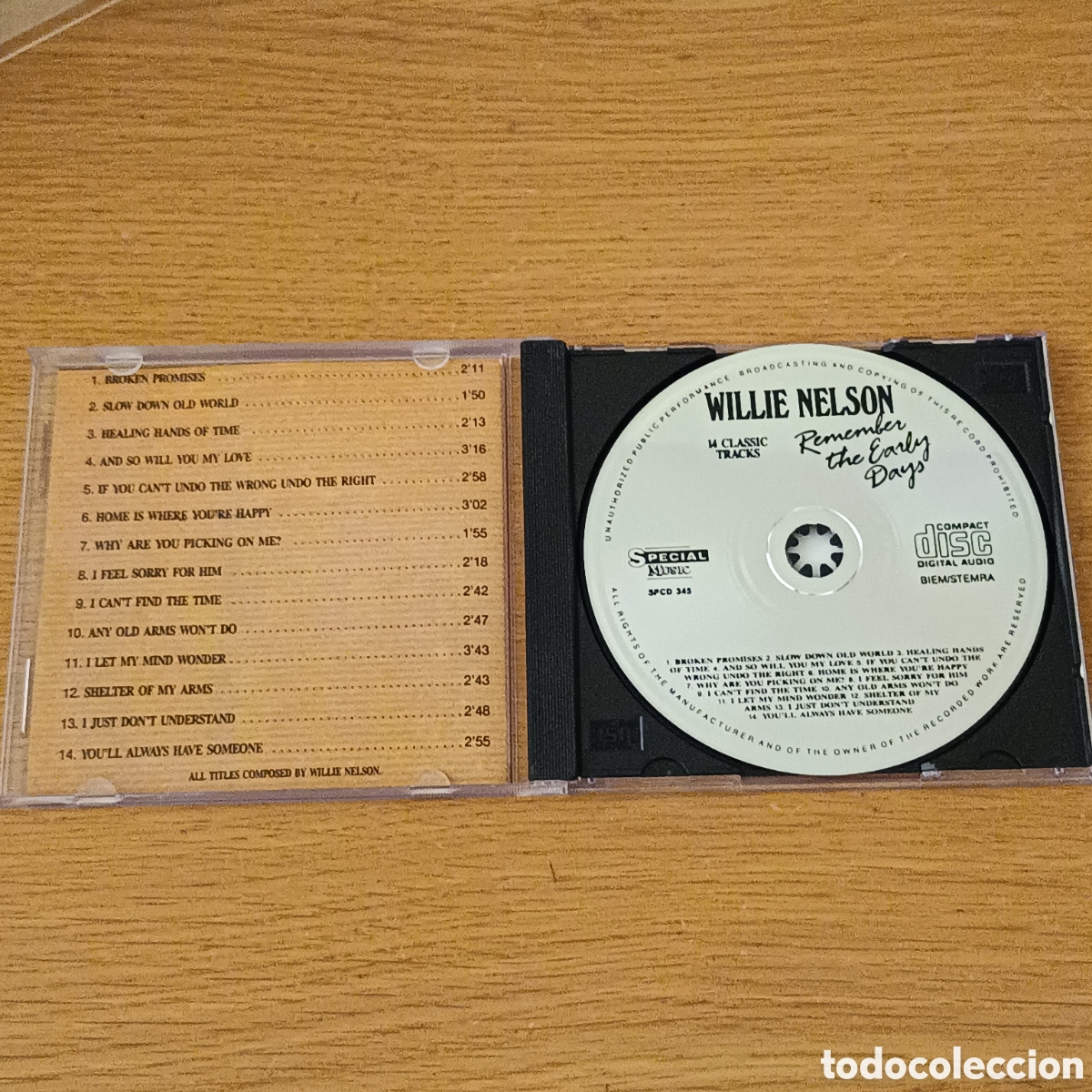 CDs de m&uacute;sica: Willie Nelson CD Remember The Early Days - Foto 3