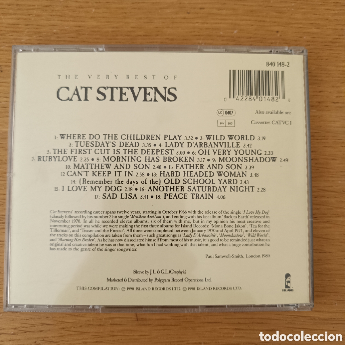 CDs de m&uacute;sica: Cat Stevens CD The Very Best Of - Foto 2