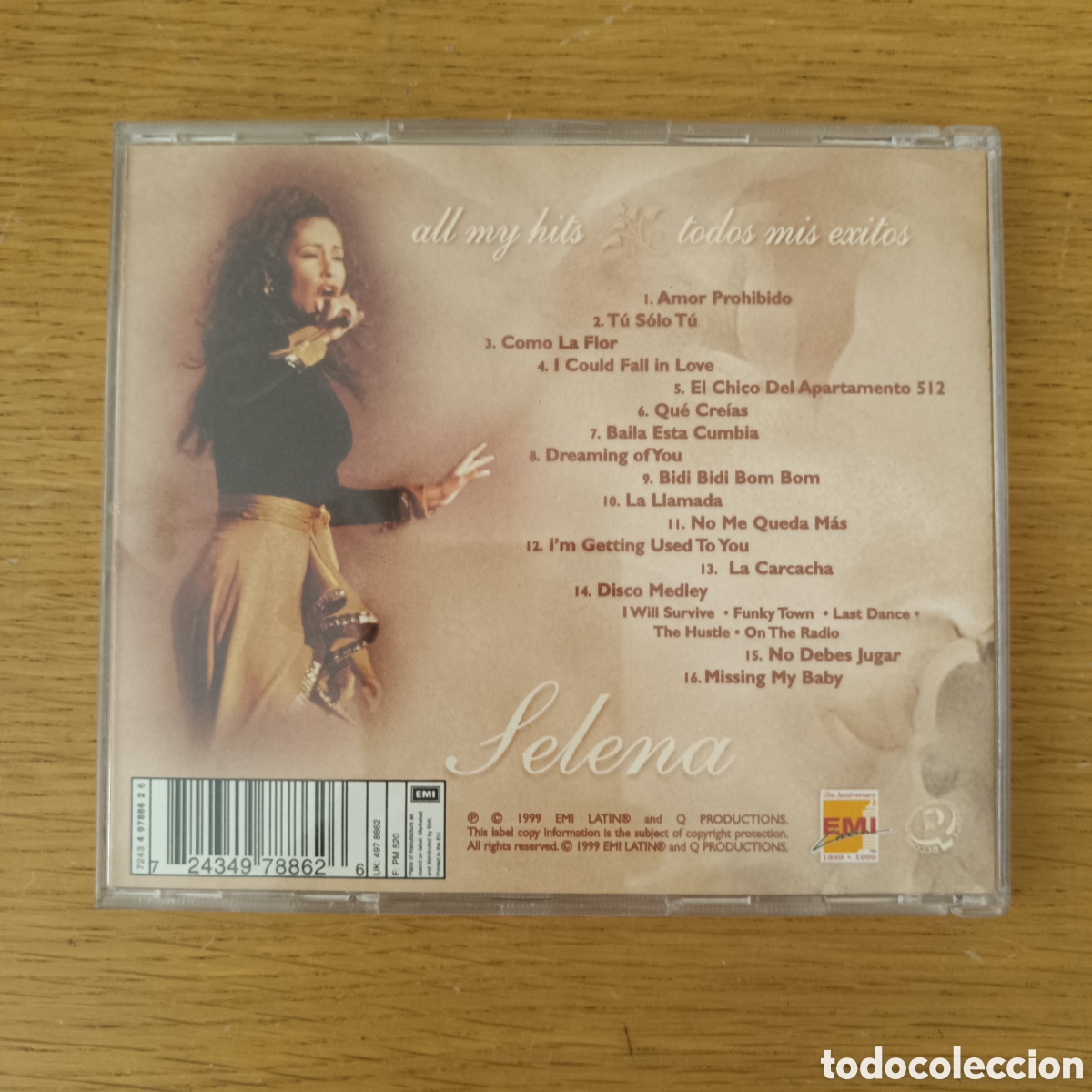 CDs de m&uacute;sica: Selena CD All My Hits (Todos Mis &Eacute;xitos) - Foto 2