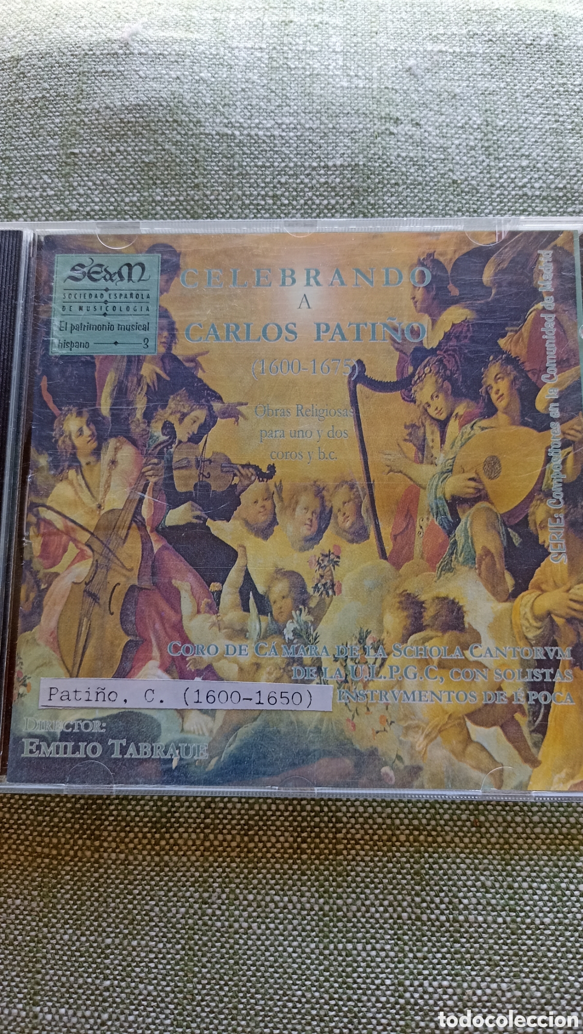 CDs de M&uacute;sica: Celebrando a Carlos Pati&ntilde;o dirigida por Emilio Tabraue.