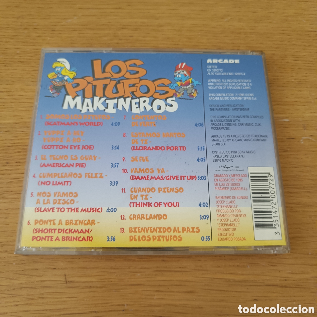 CDs de m&uacute;sica: Los Pitufos Makineros CD - Foto 2