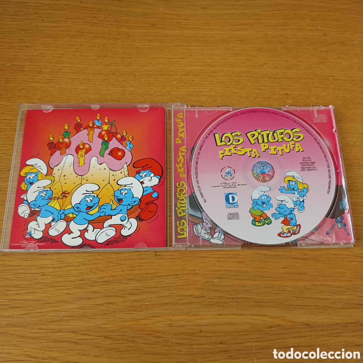 CDs de m&uacute;sica: Los Pitufos CD Fiesta Pitufa - Foto 3