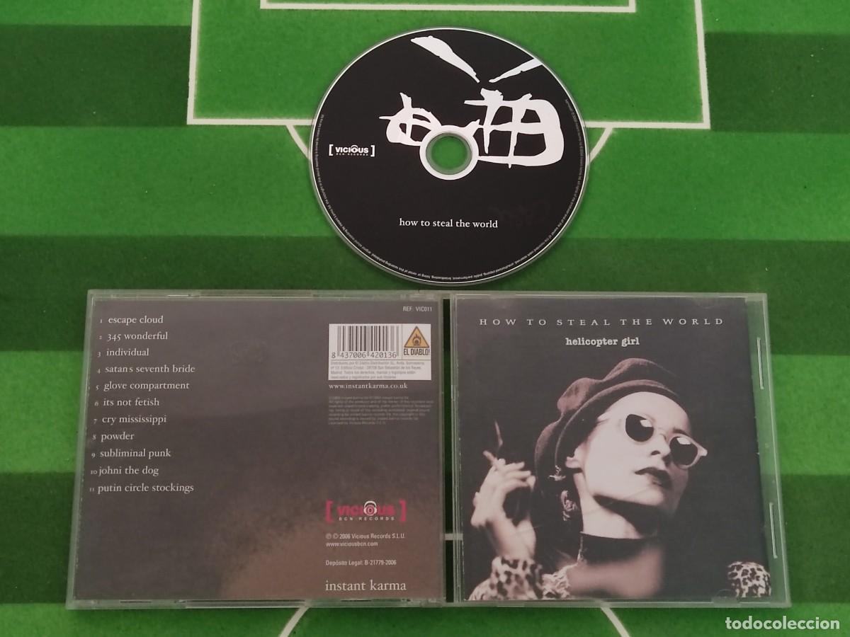 CDs de M&uacute;sica: CD 490 Helicopter girl - How to steal the world / 2006