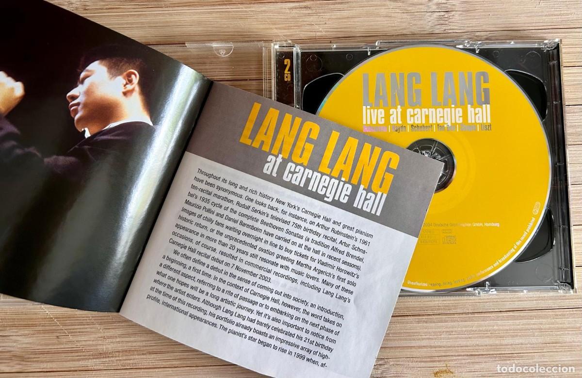 CDs de m&uacute;sica: LANG LANG - LIVE AT CARNEGIE HALL - DOBLE CD - Foto 3