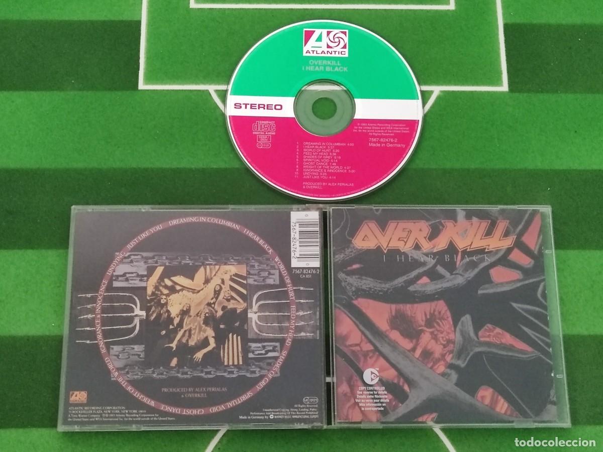 CDs de m&uacute;sica: CD 499 Over Kill - I hear black / 1993 - Foto 1