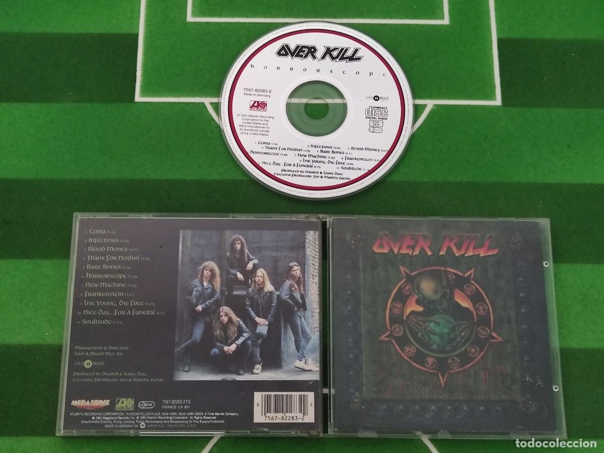 CDs de M&uacute;sica: CD 500 Over Kill - Horroscope / 1991