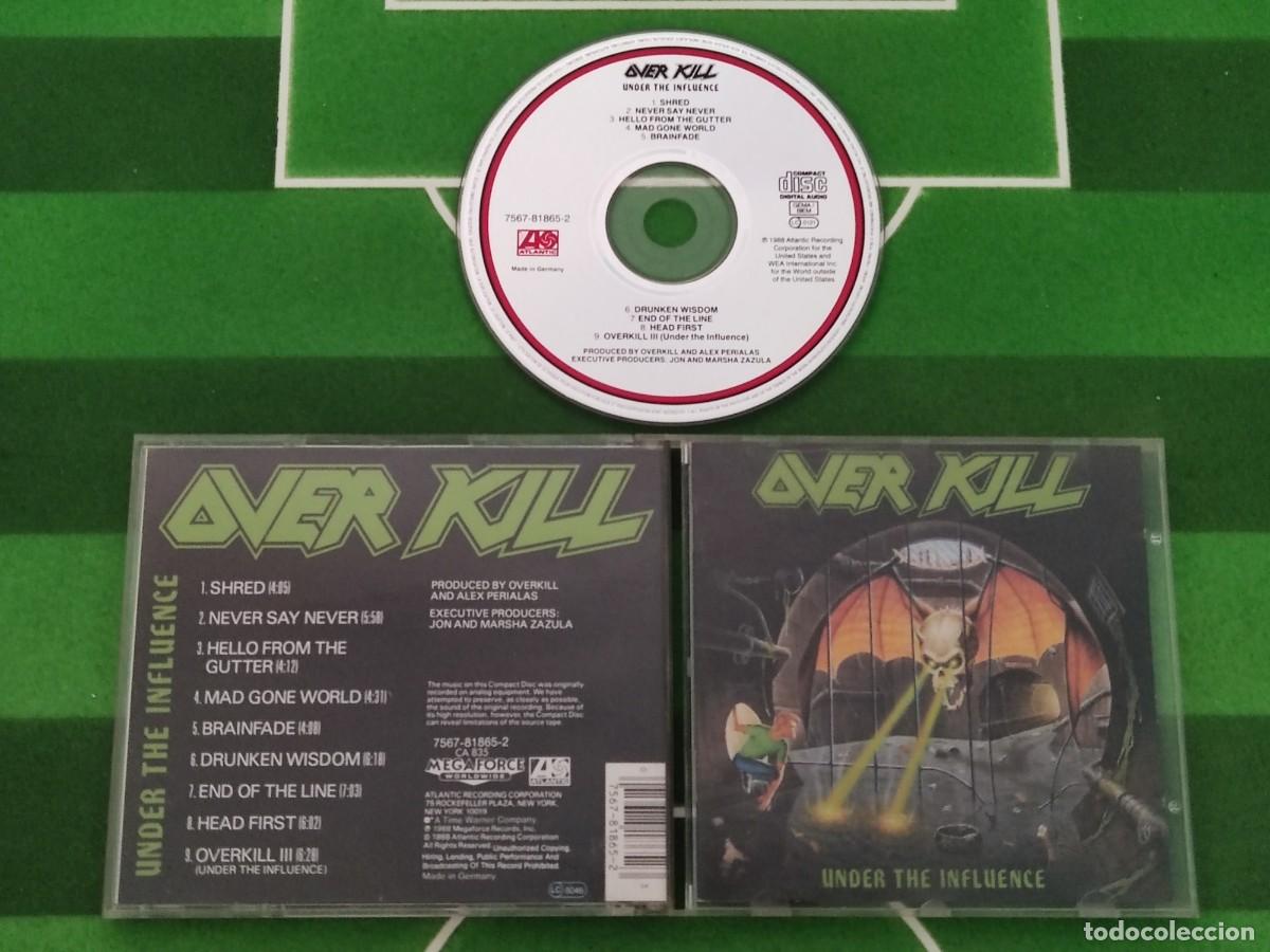 CDs de m&uacute;sica: CD 501 Over Kill - Under the influence / 1988 - Foto 1